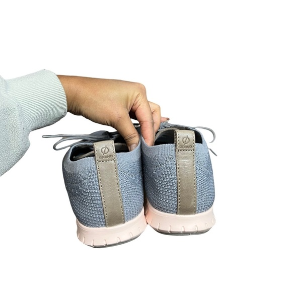 Cole Haan Zero Grand Pink and Grey Wingtip Oxfords Size 10.5 - Picture 2 of 7